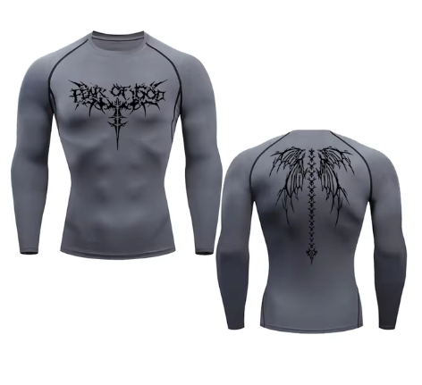 Rashguard Anime Alas | Camisa de Compresión para Gym y Calistenia — Hombres y Mujeres