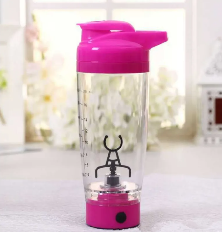shaker eléctrico pro 600ml USB  mescla en 5 segundos