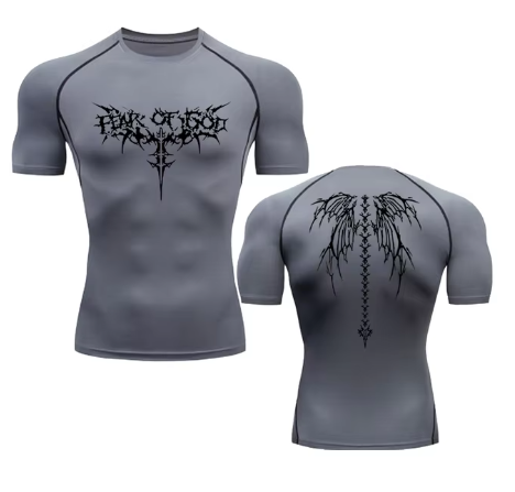 Rashguard Anime Alas | Camisa de Compresión para Gym y Calistenia — Hombres y Mujeres