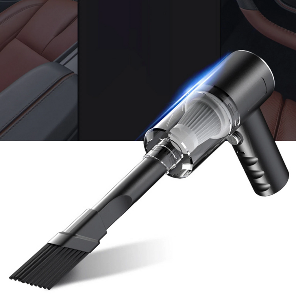 Aspiradora Portátil 9000Pa Wet & Dry 120W – Inalámbrica USB-C para Carro y Casa