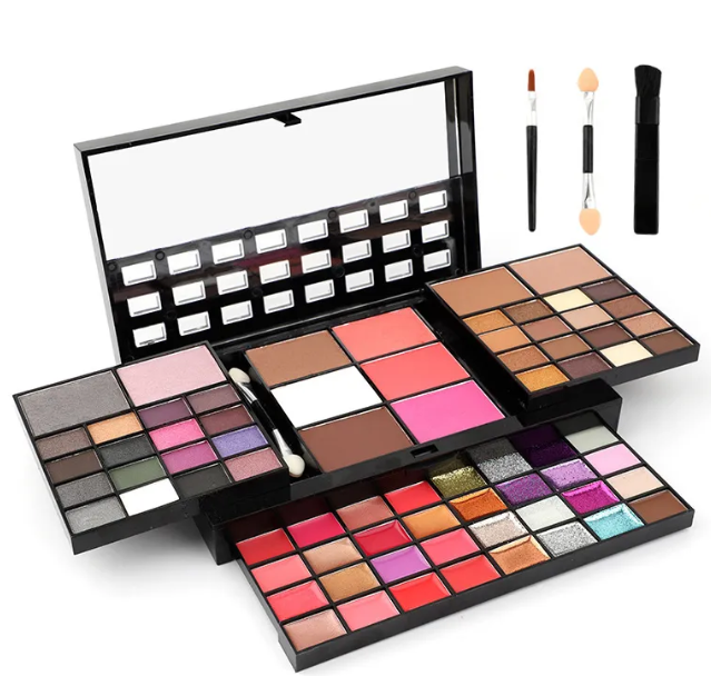 Paleta de Maquillaje 74 Colores 4 en 1 | Sombras, Blush, Gloss e Iluminador