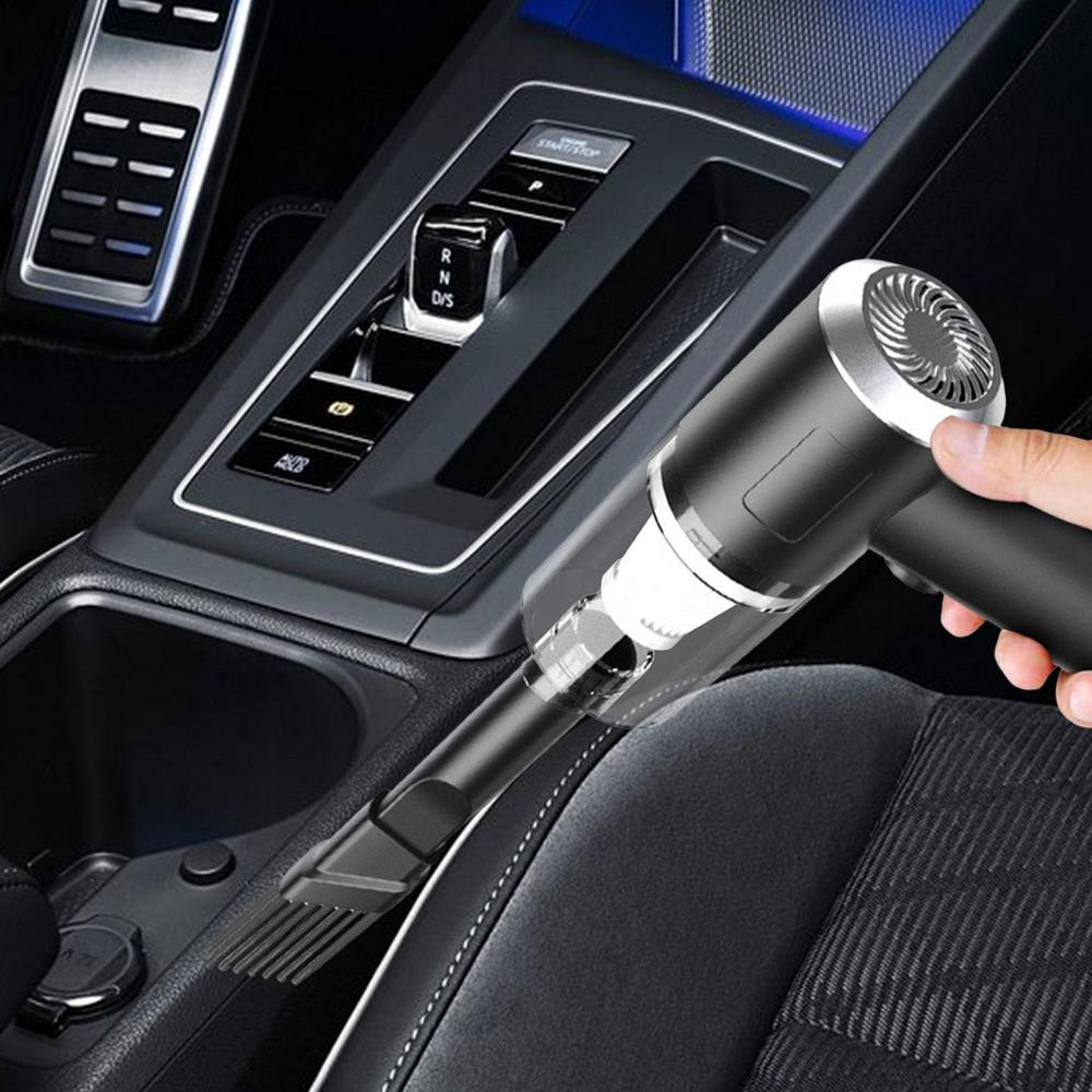 Aspiradora Portátil 9000Pa Wet & Dry 120W – Inalámbrica USB-C para Carro y Casa