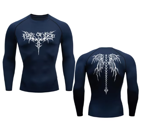 Rashguard Anime Alas | Camisa de Compresión para Gym y Calistenia — Hombres y Mujeres