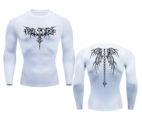 Rashguard Anime Alas | Camisa de Compresión para Gym y Calistenia — Hombres y Mujeres